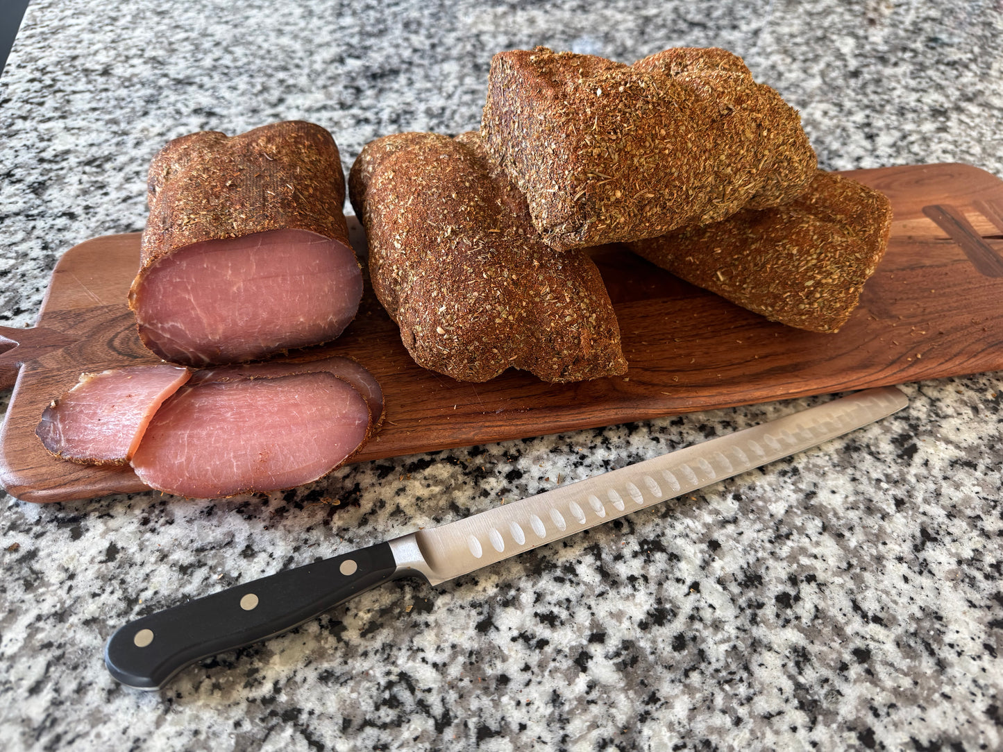 Polendvitsa (Dry-Cured Pork Loin)