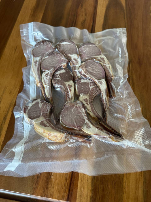 Australian Lamb Rack Sous Vide & Cherry Wood Smoked